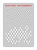 Paint Forge PFST004L STENCIL - DIAMONDS 2